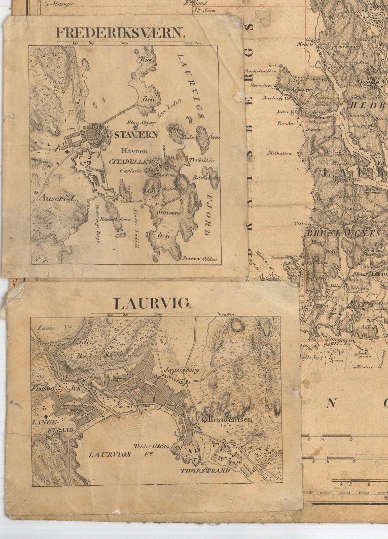 Jarlsberg-og-Larviks-amt nr 22-1: Kart over Grevskabernes Amt: Vestfold