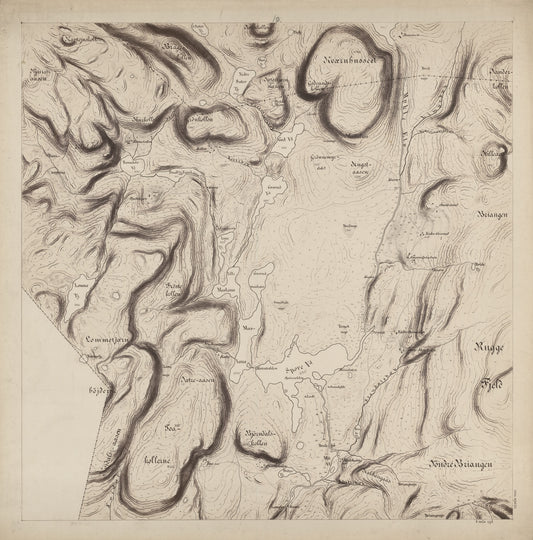 Jarlsberg og Larviks amt nr 39-10: Kart over det forrige Grevskab: Telemark | Vestfold