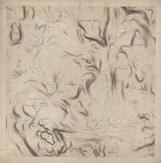 Jarlsberg og Larviks amt nr 39-16: Kart over det forrige Grevskab: Vestfold