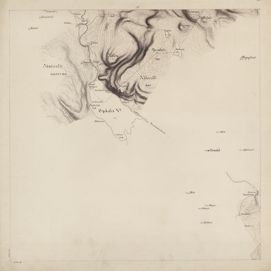 Jarlsberg og Larviks amt nr 39-19: Kart over det forrige Grevskab: Telemark | Vestfold