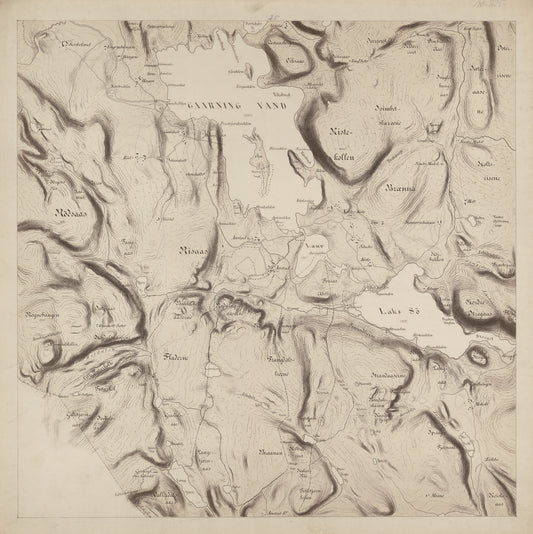 Jarlsberg og Larviks amt nr 39-25: Kart over det forrige Grevskab: Vestfold