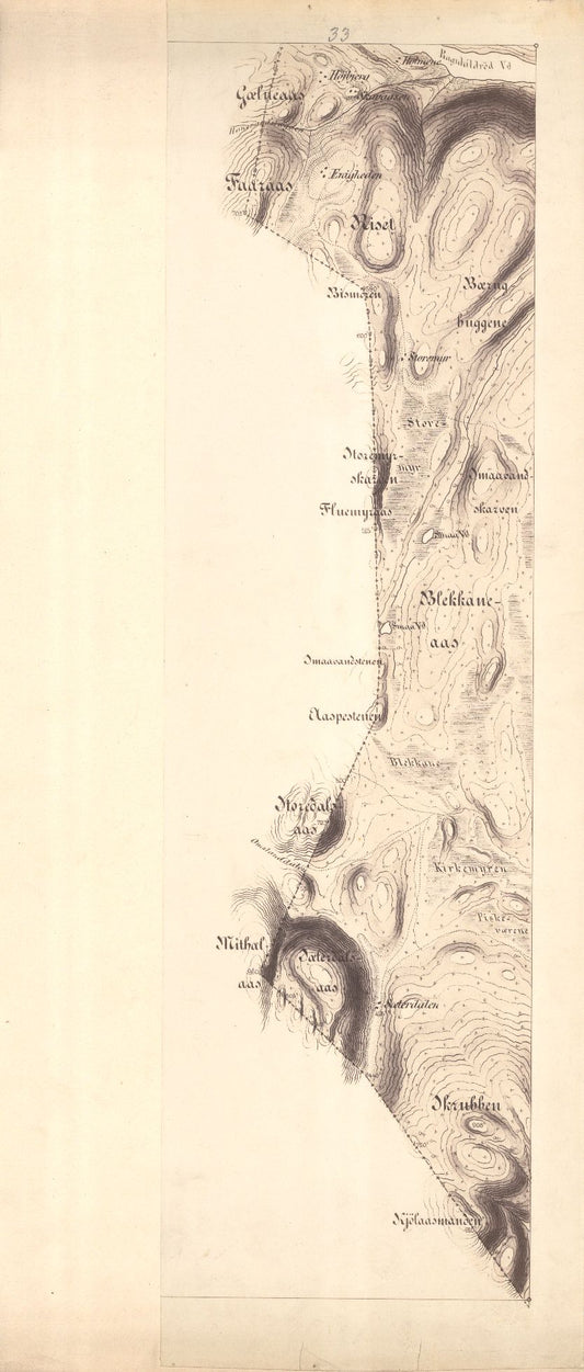 Jarlsberg-og-Larviks-amt nr 39-33: Kart over Forrige Grevskab: Vestfold