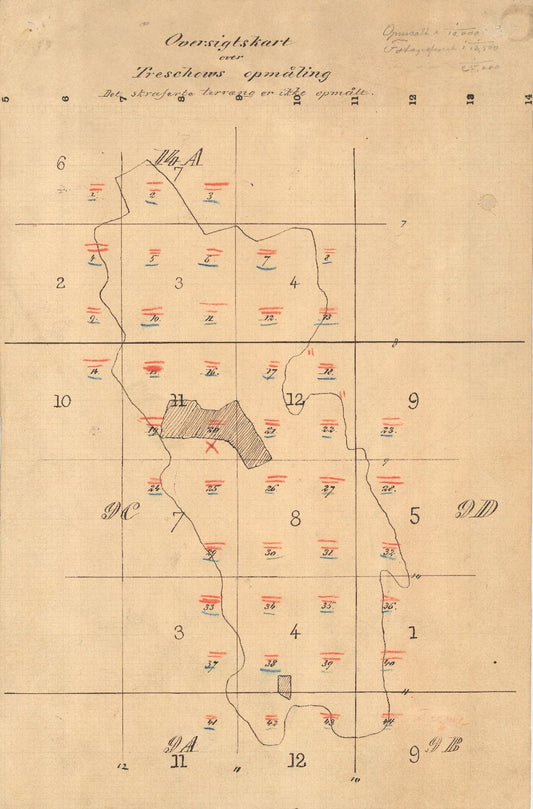Jarlsberg-og-Larviks-amt nr 39-oversiktskart: Kart over Forrige Grevskab: Vestfold
