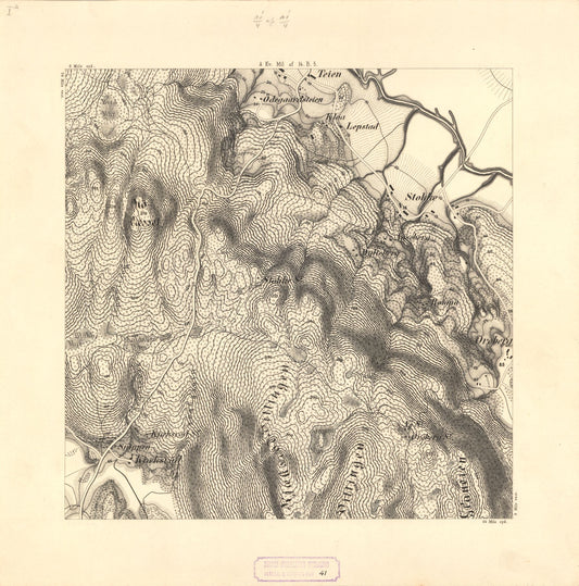 Jarlsberg og Larviks amt nr 41-1a: Krigsspillkart over en Del af Sande Sogn: Vestfold