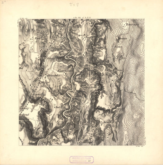 Jarlsberg og Larviks amt nr 41-3b: Krigsspillkart over en Del af Sande Sogn: Vestfold