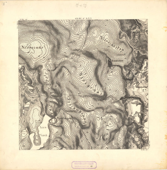 Jarlsberg og Larviks amt nr 41-4a: Krigsspillkart over en Del af Sande Sogn: Vestfold