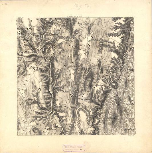 Jarlsberg og Larviks amt nr 41-4b: Krigsspillkart over en Del af Sande Sogn: Vestfold