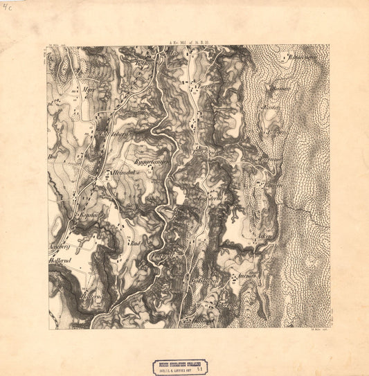 Jarlsberg og Larviks amt nr 41-4c: Krigsspillkart over en Del af Sande Sogn: Vestfold