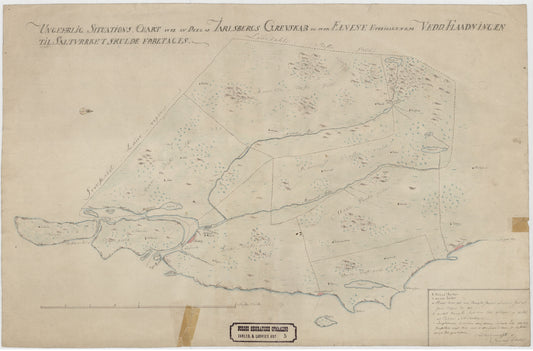 Jarlsberg og Larviks amt nr 5: Ungefærlig Situations Charte over en Deel af Jarlsbergs Grevskab: Vestfold