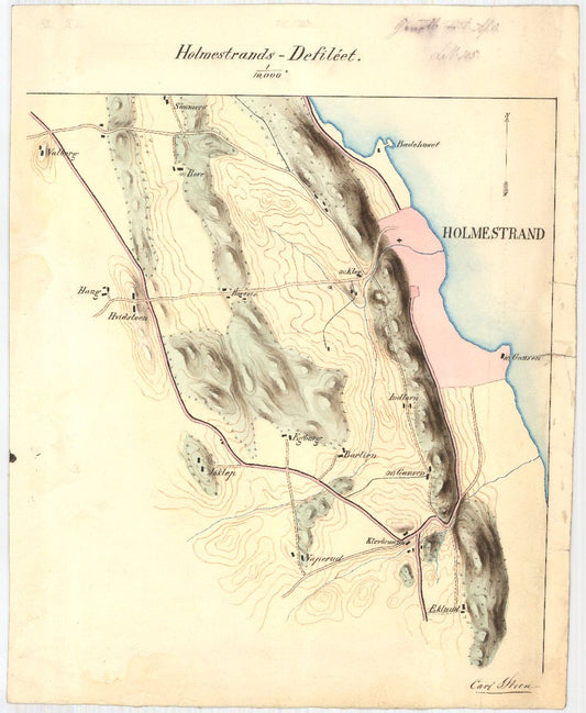 Jarlsberg-og-Larviks-amt nr 68: Holmestrands-Defileet: Vestfold