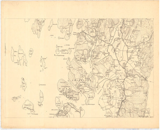 Jarlsberg-og-Larviks-amt nr 71-3: Krigsspillkart for Tönsberg befestninger: Vestfold