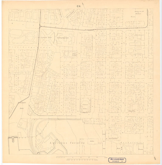 Kristiania amt nr 66C6: Detaljekart over Kristiania: Oslo