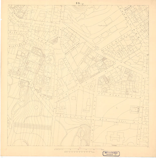 Kristiania amt nr 66D5: Detaljekart over Kristiania: Oslo