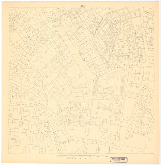 Kristiania amt nr 66D6: Detaljekart over Kristiania: Oslo
