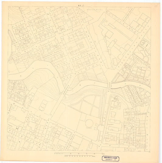 Kristiania amt nr 66E7: Detaljekart over Kristiania: Oslo