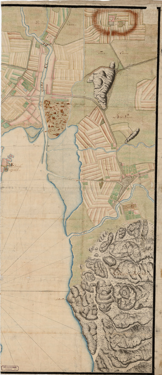 Kristiania nr 7 øst: Carte von Agershuus und der Stadt Christiania (øst): Oslo