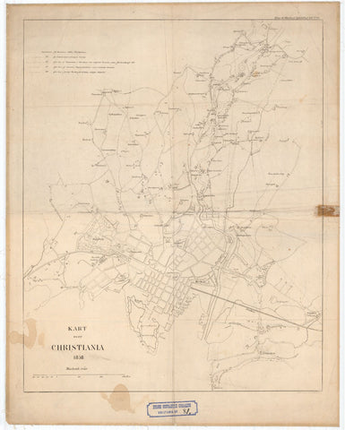 Kristiania 81: Kart over Christiania: Oslo