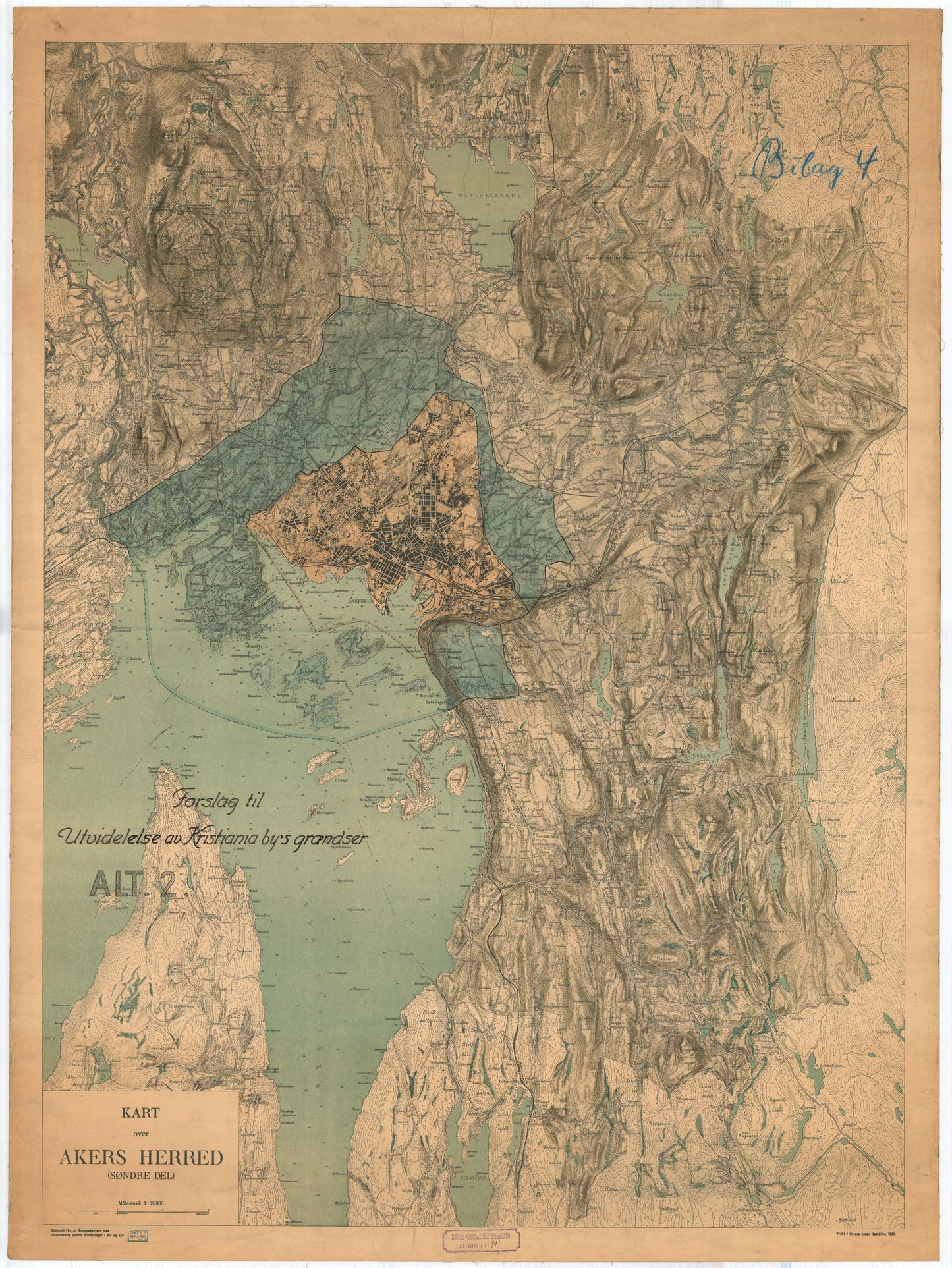 Kristiania 84-2 : Forslag til utvidelse av Kristiania bys grenser: Oslo