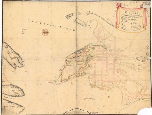 Kristiania nr 9: Carte over Aggershuus Fæstning med Situation af Byen og dets Dependerende: Oslo