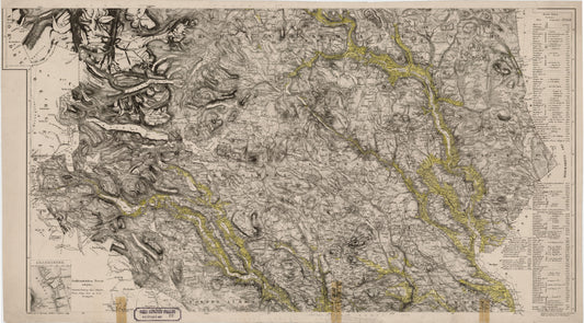 Kristians amt nr 22: Kart over Kristians Amt: Oppland