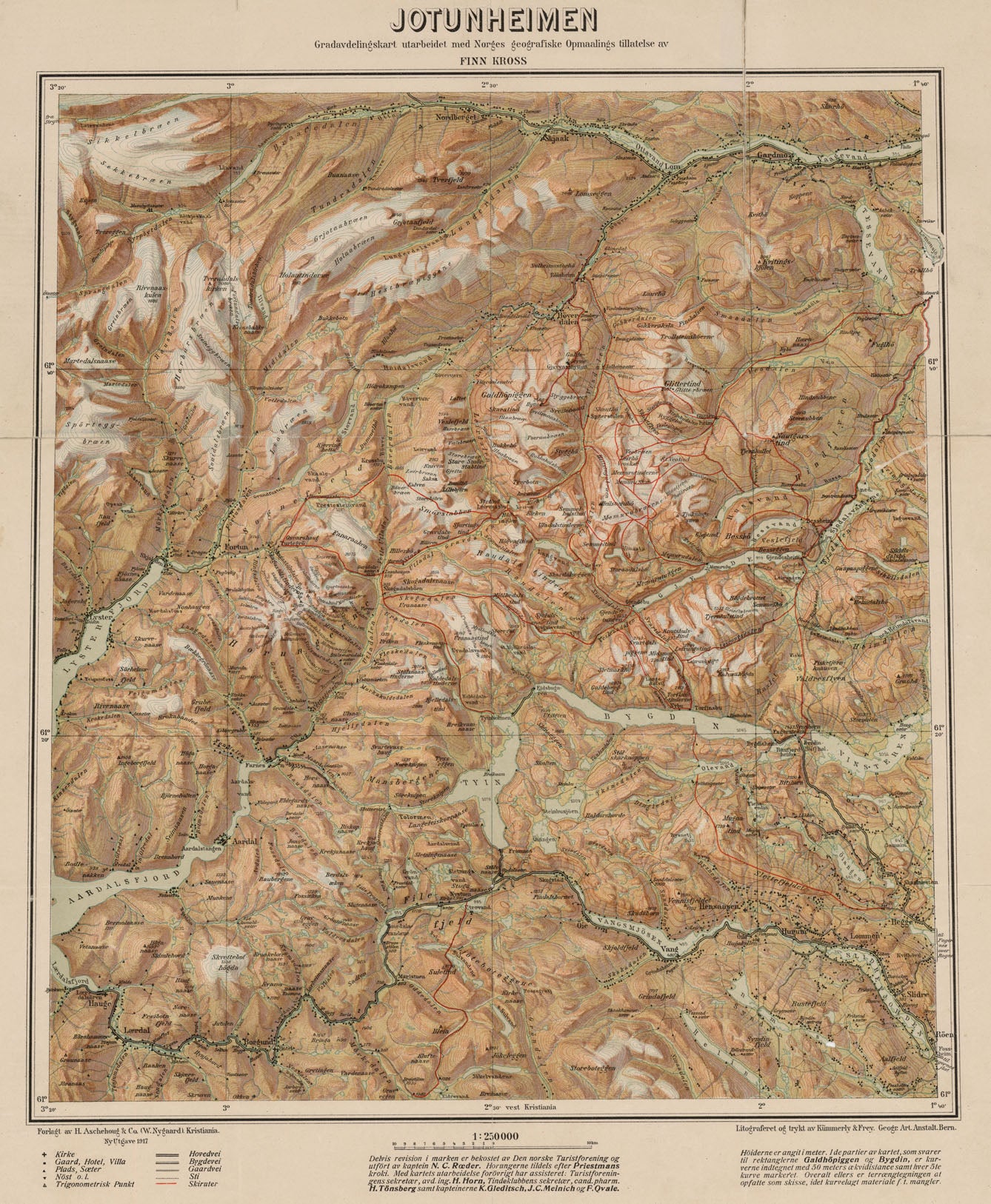 Kristians amt nr 36: Jotunheimen: Oppland