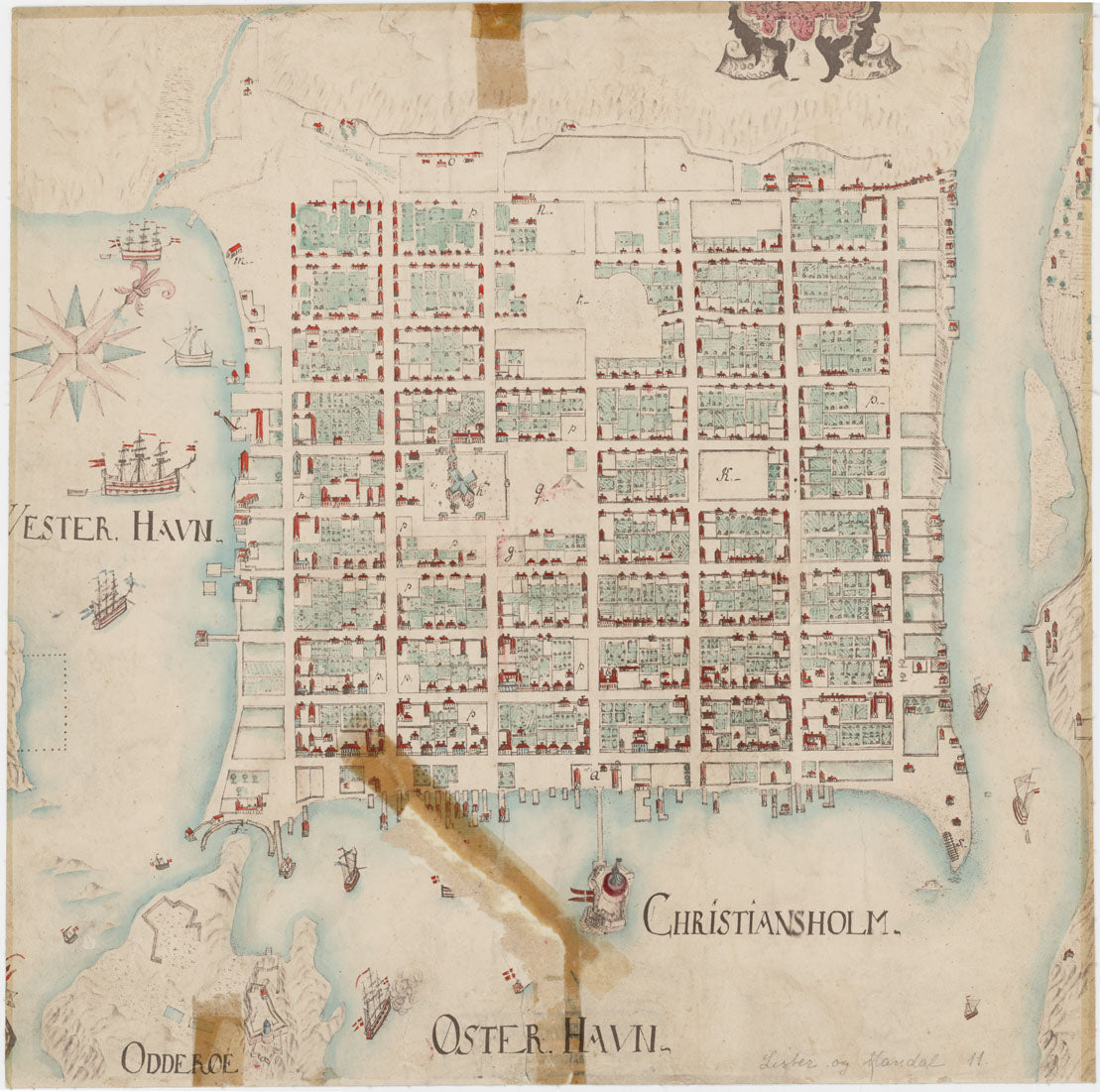 Lister og Mandals amt nr 11: Christiansholm: Vest-Agder