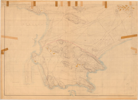 Lister og Mandals amt nr 59 sør vestre blad: Mandal: Vest-Agder