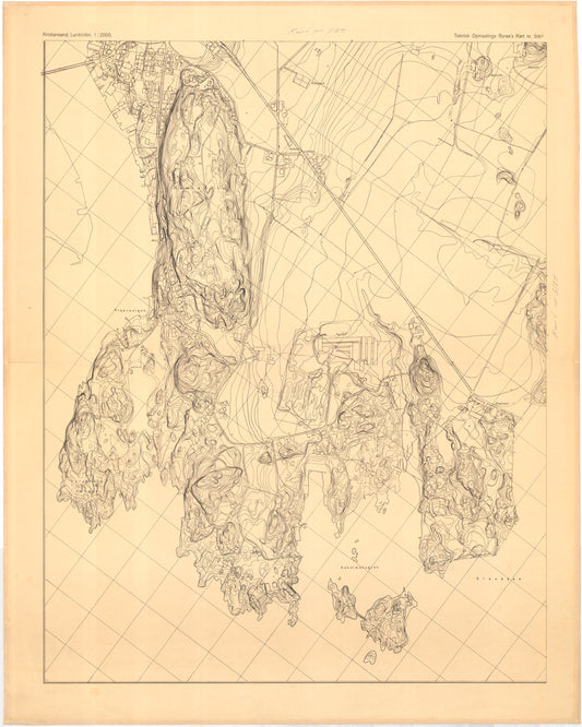 Lister og Mandals amt nr 6-516: Kristiansand og omegng, Lundsiden: Vest-Agder