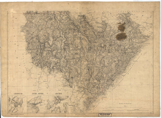 Nedenes amt nr 11: Nedenæs og Robygdelagets Amt. Sørlig del.: Aust-Agder