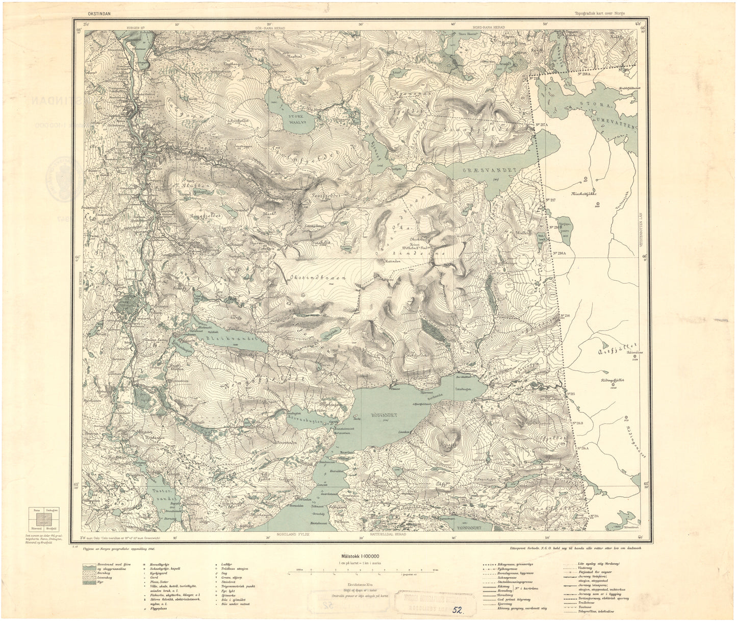 Nordlands amt nr 52: Okstindan: Nordland