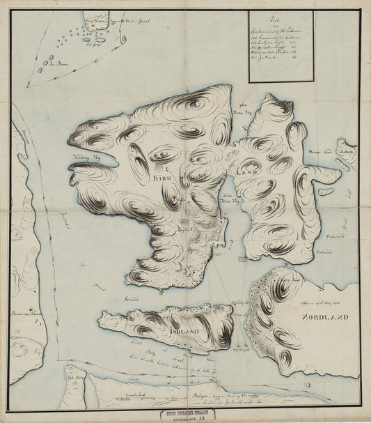 Romsdals amt nr 18: Cart over Christiansund og dets Batterier: Møre og Romsdal