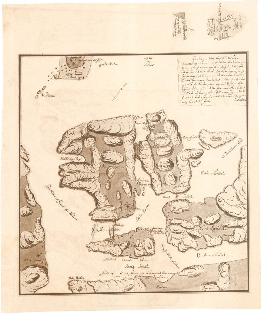 Romsdals amt nr 18c: Cart over Christiansund og dets Batterier: Møre og Romsdal