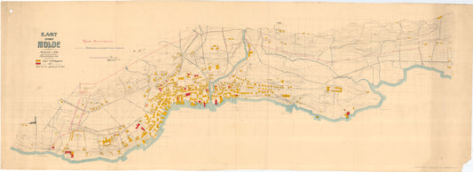 Romsdals amt nr 26c: Kart over Molde, Molde byutvidelse: Møre og Romsdal