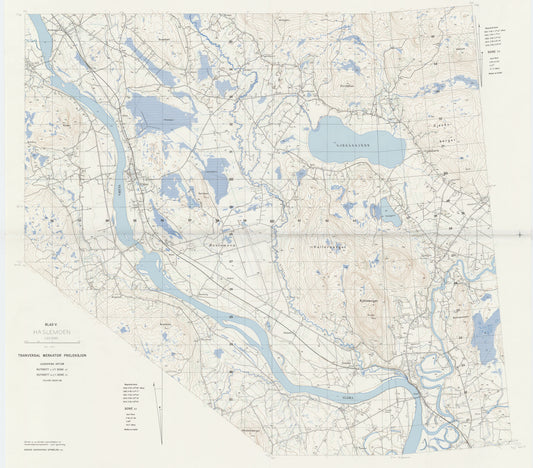 Ekserserplasskart; Haslemoen: Hedmark