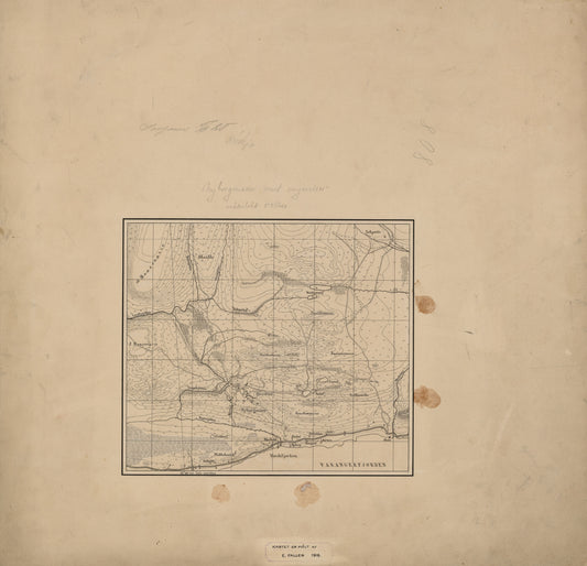 Ekserserplasskart; Nyborgmoen: Finnmark