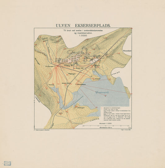 Ekserserplasskart; Ulven ekserserplads: Troms