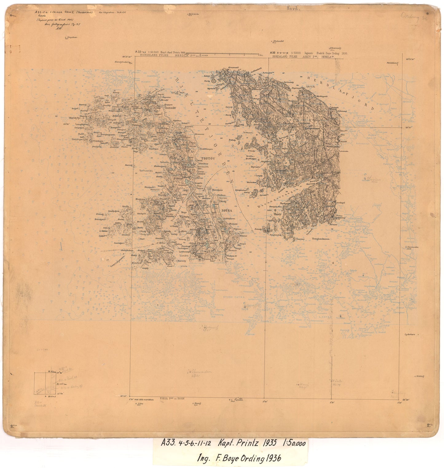 A33-4; A33-5; A33-6; A33-11; A33-12: Hordaland