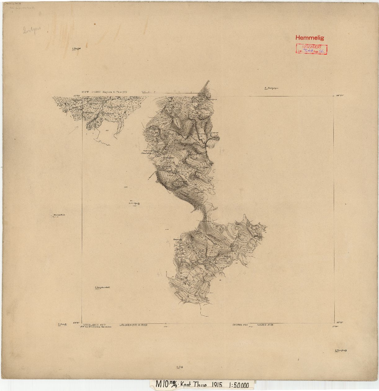 M10; nordøstre del: Nordland