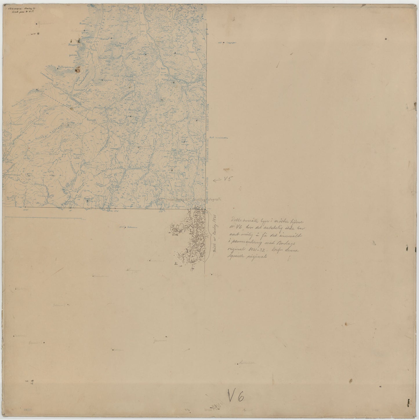 V6 nordøstre del; og V5: Finnmark