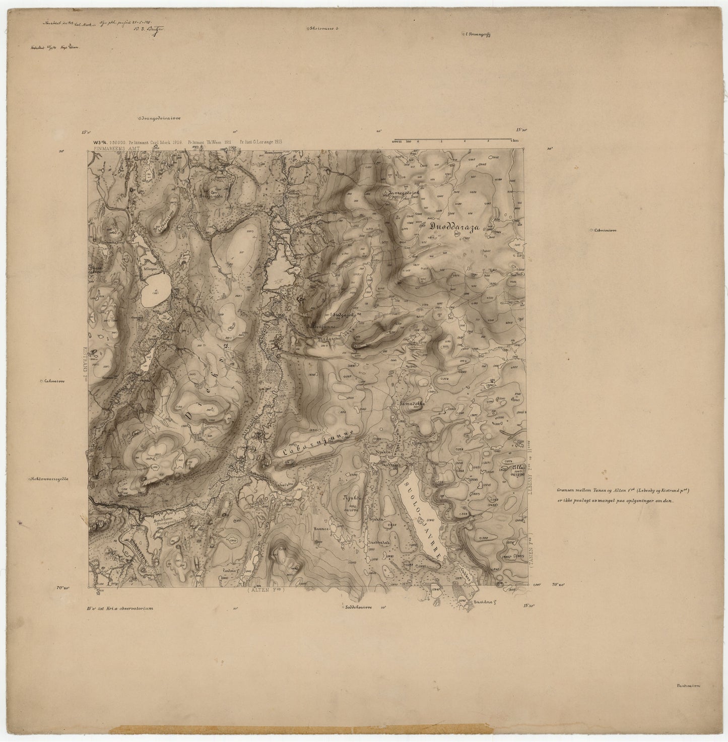 W3 sørøstre del: Finnmark