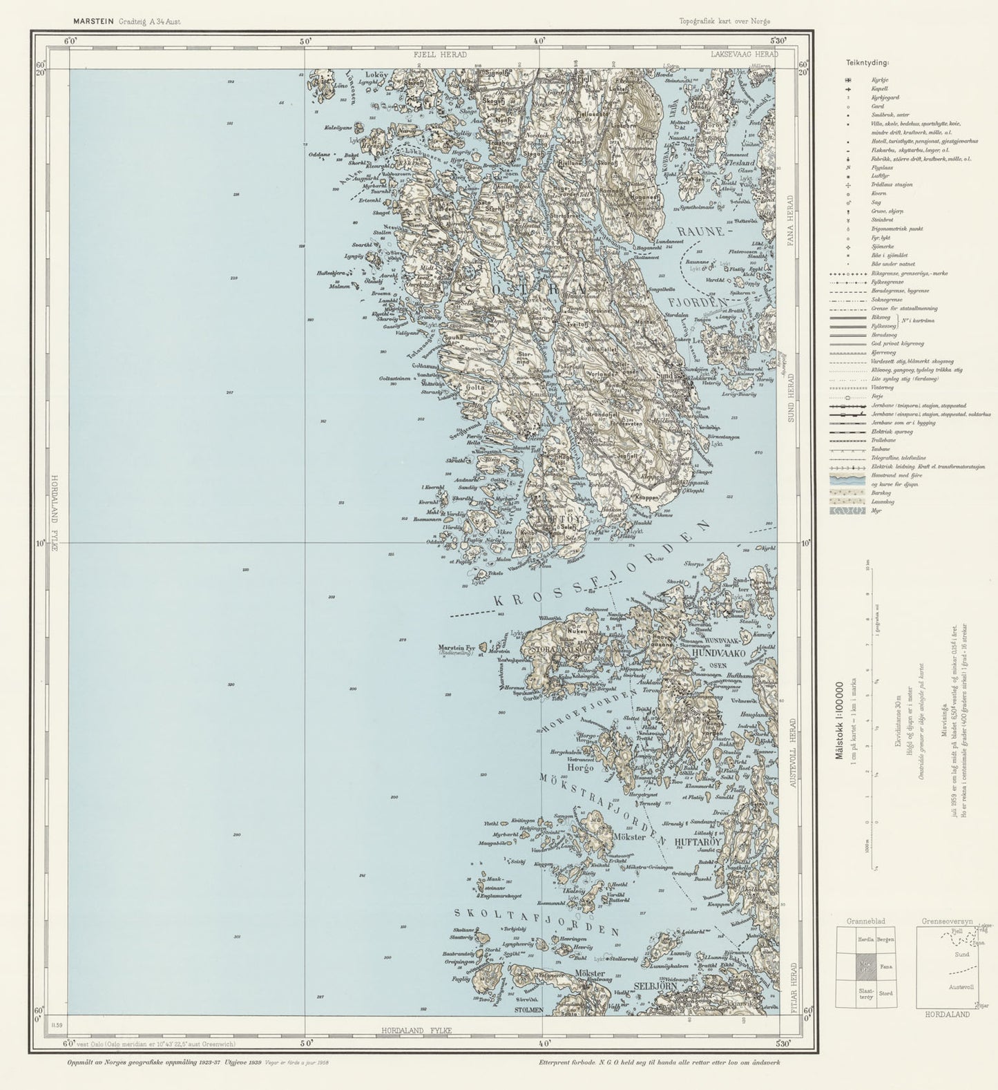 A34 aust Marstein: Hordaland