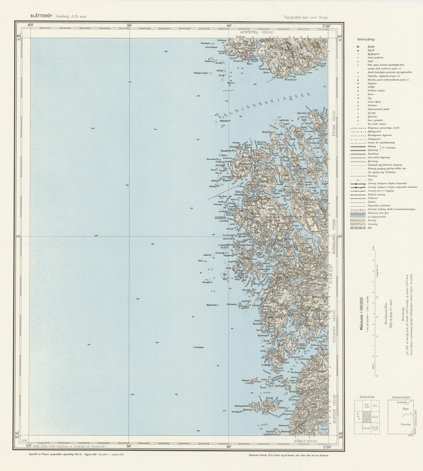 A 35 aust Slåtterøy: Hordaland