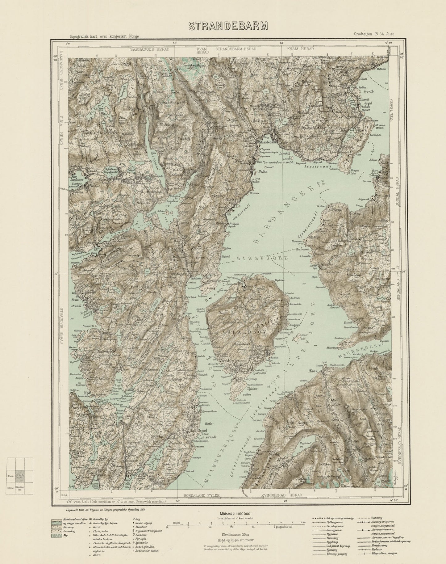 B34 aust Standebarm: Hordaland