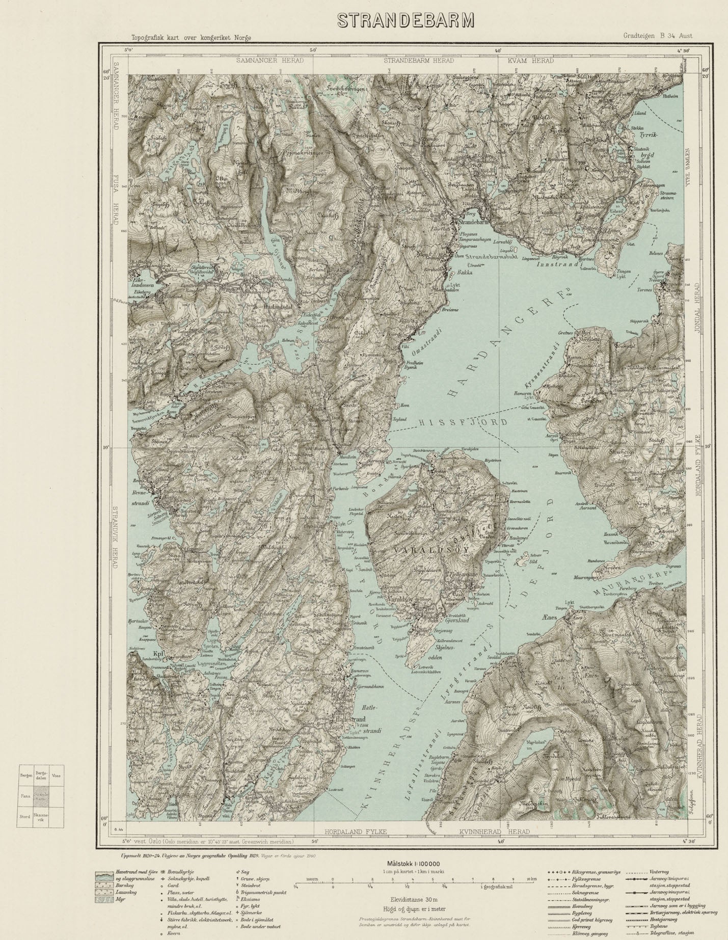 B34 aust Standebarm: Hordaland