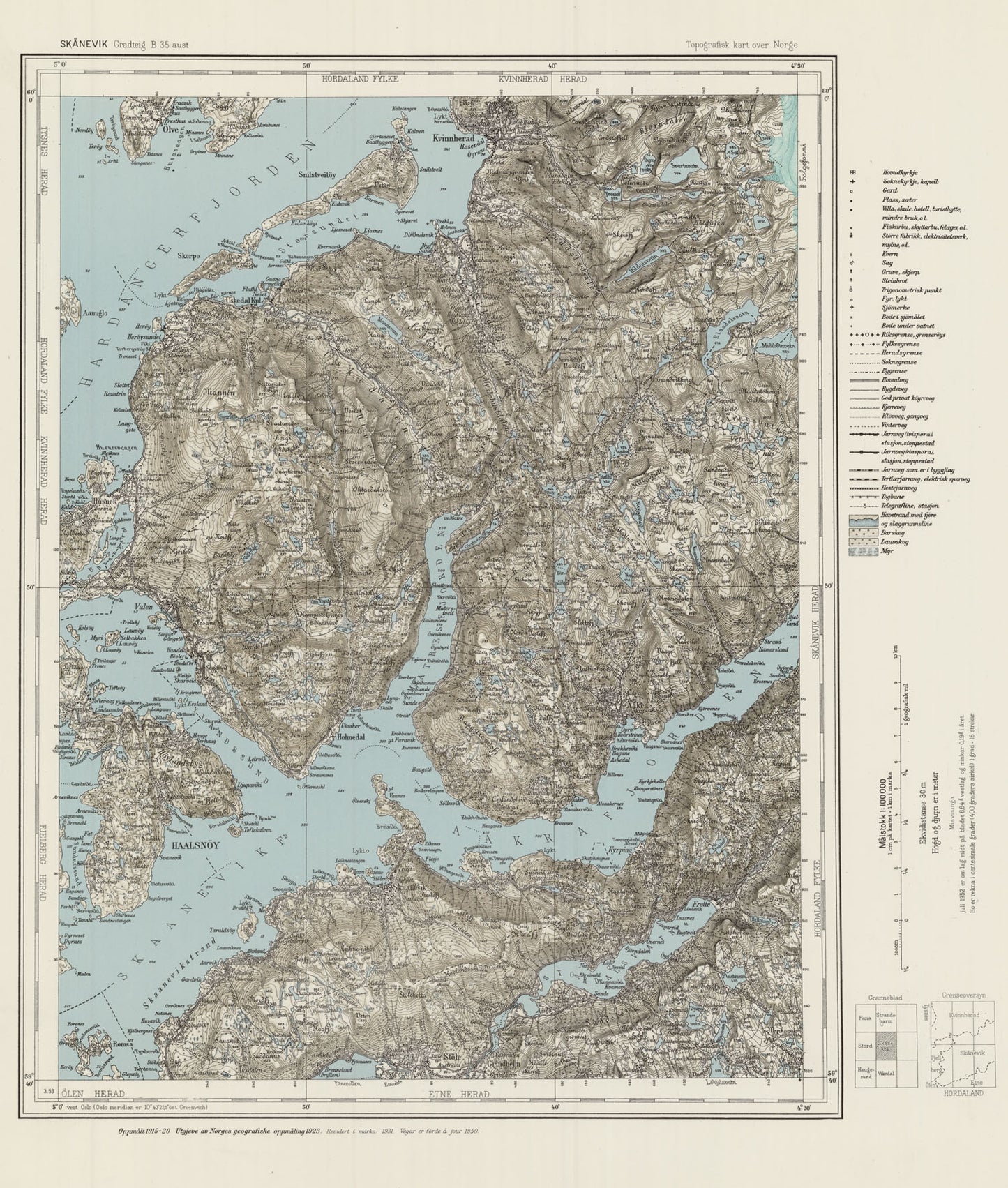 B35 aust Skaanevik: Hordaland