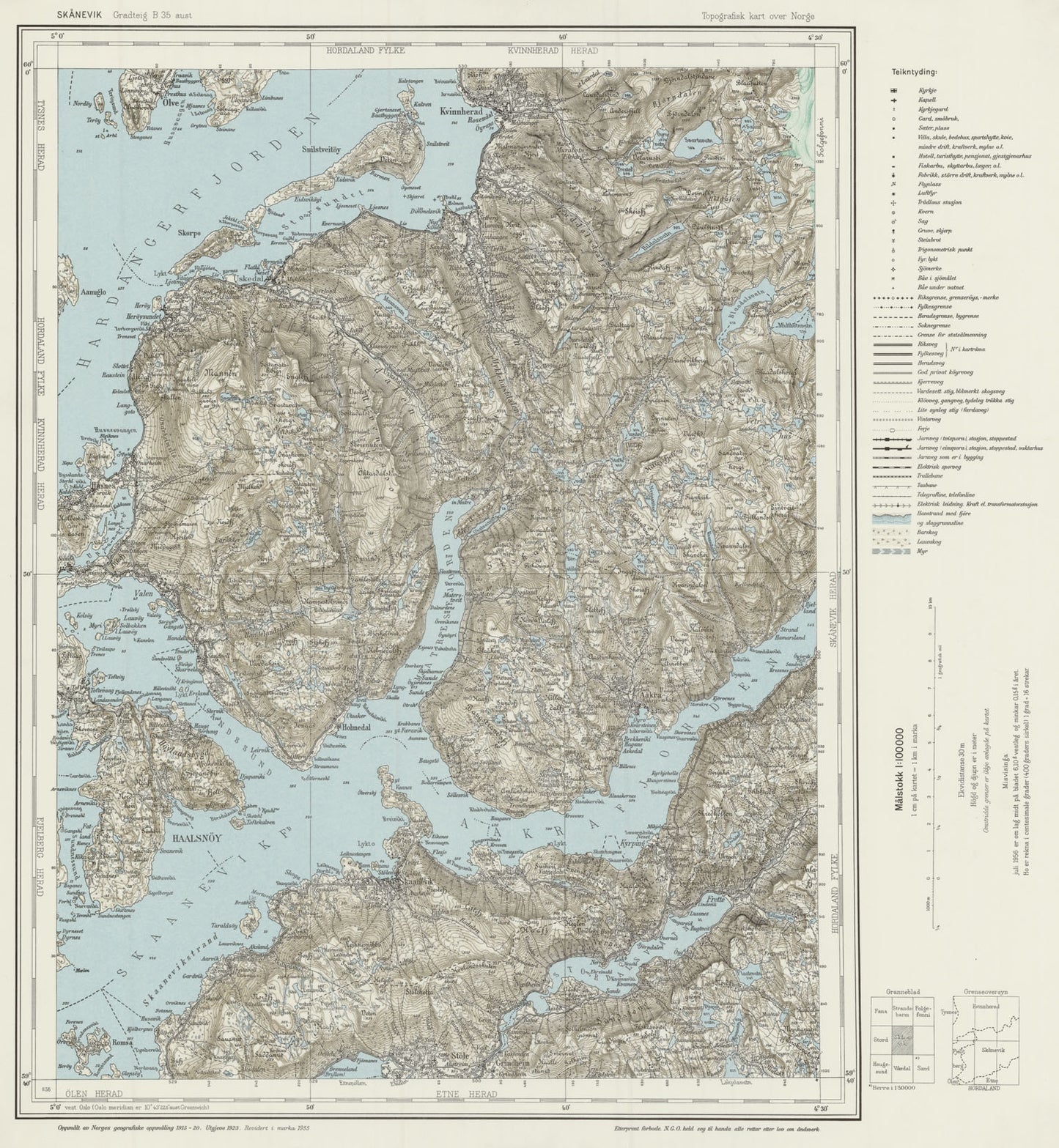 B35 aust Skaanevik: Hordaland