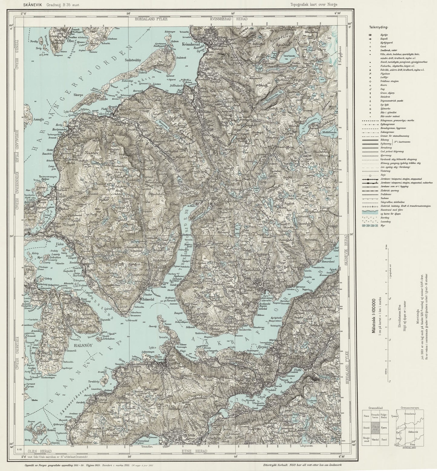 B35 aust Skaanevik: Hordaland