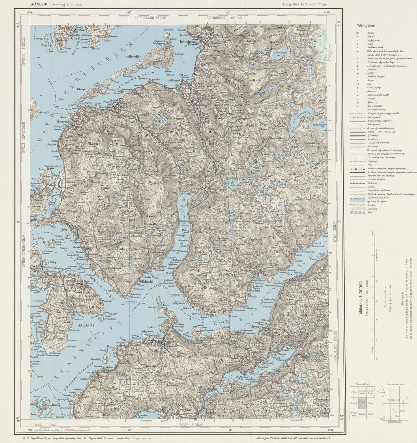 B35 aust Skaanevik: Hordaland