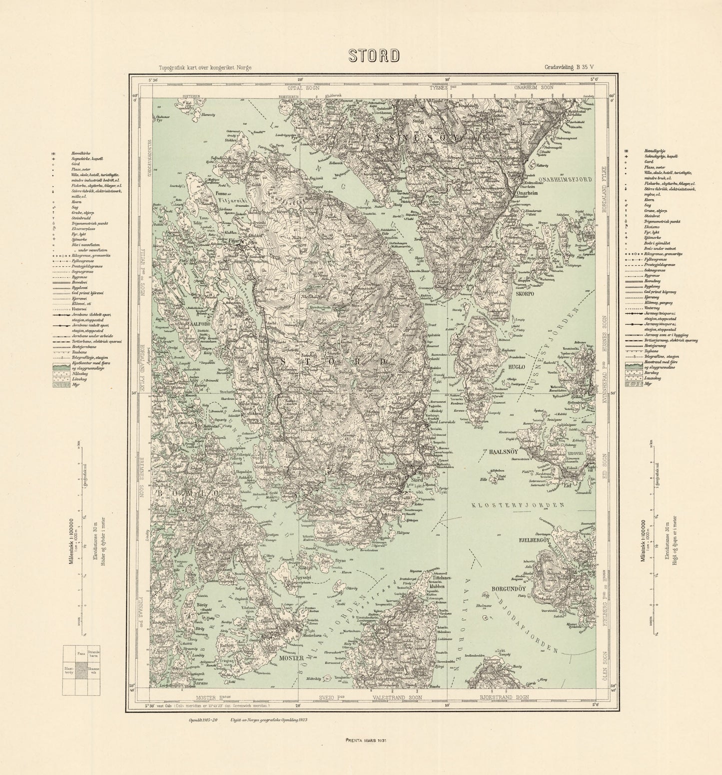 B35 vest Stord: Hordaland