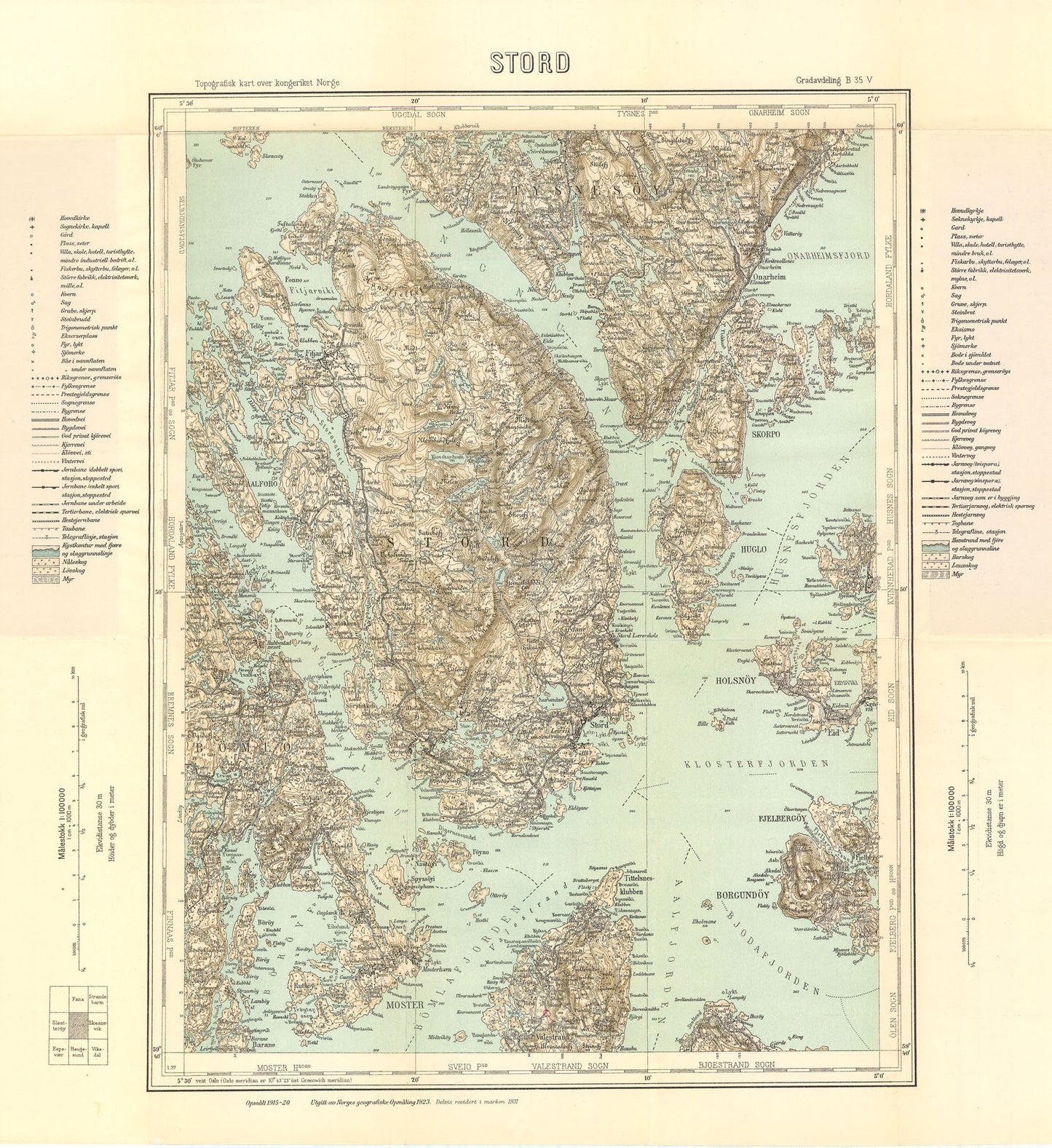 B35 vest Stord: Hordaland